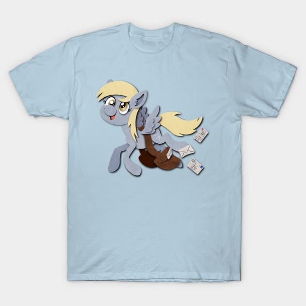 Paper Cutout Derpy T-Shirt by CatScratchPaper